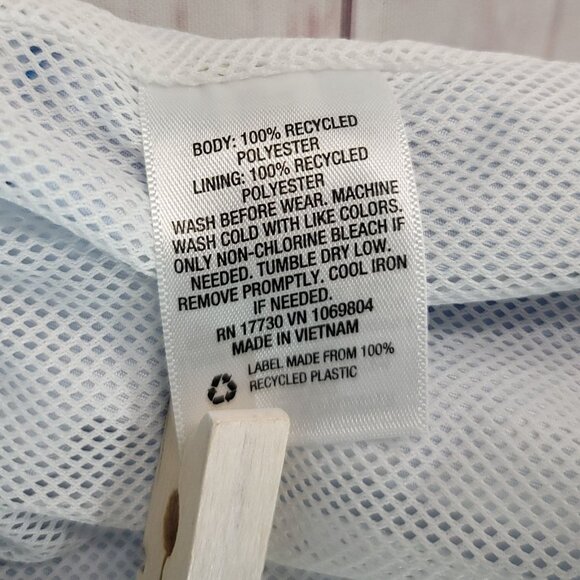 Goodfellow Swim Shorts Trunks Blue Small Hawaiian Floral Drawstring Pockets 7" - Picture 10 of 10